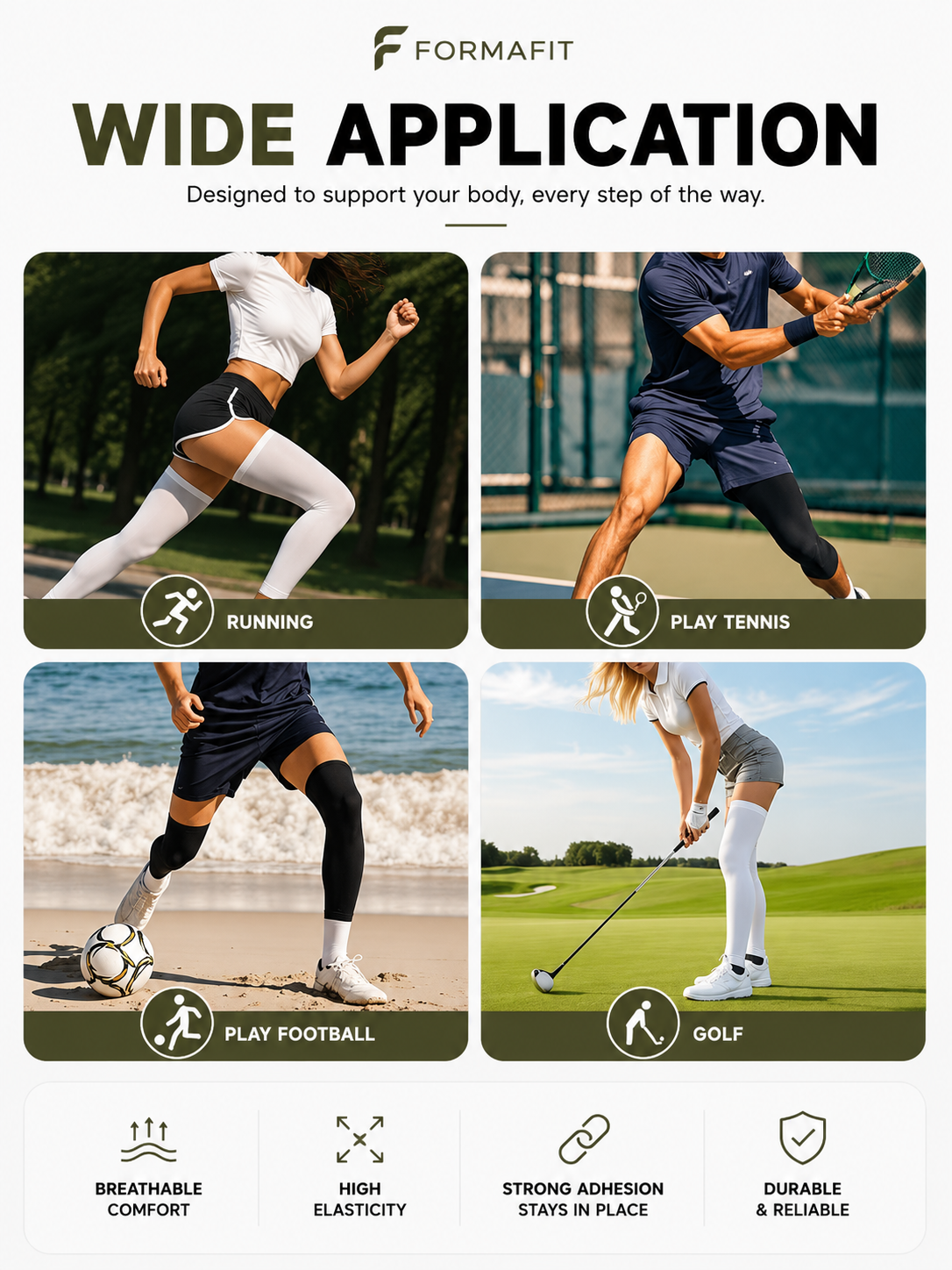 FORMAFIT™ Compression Leg Sleeves