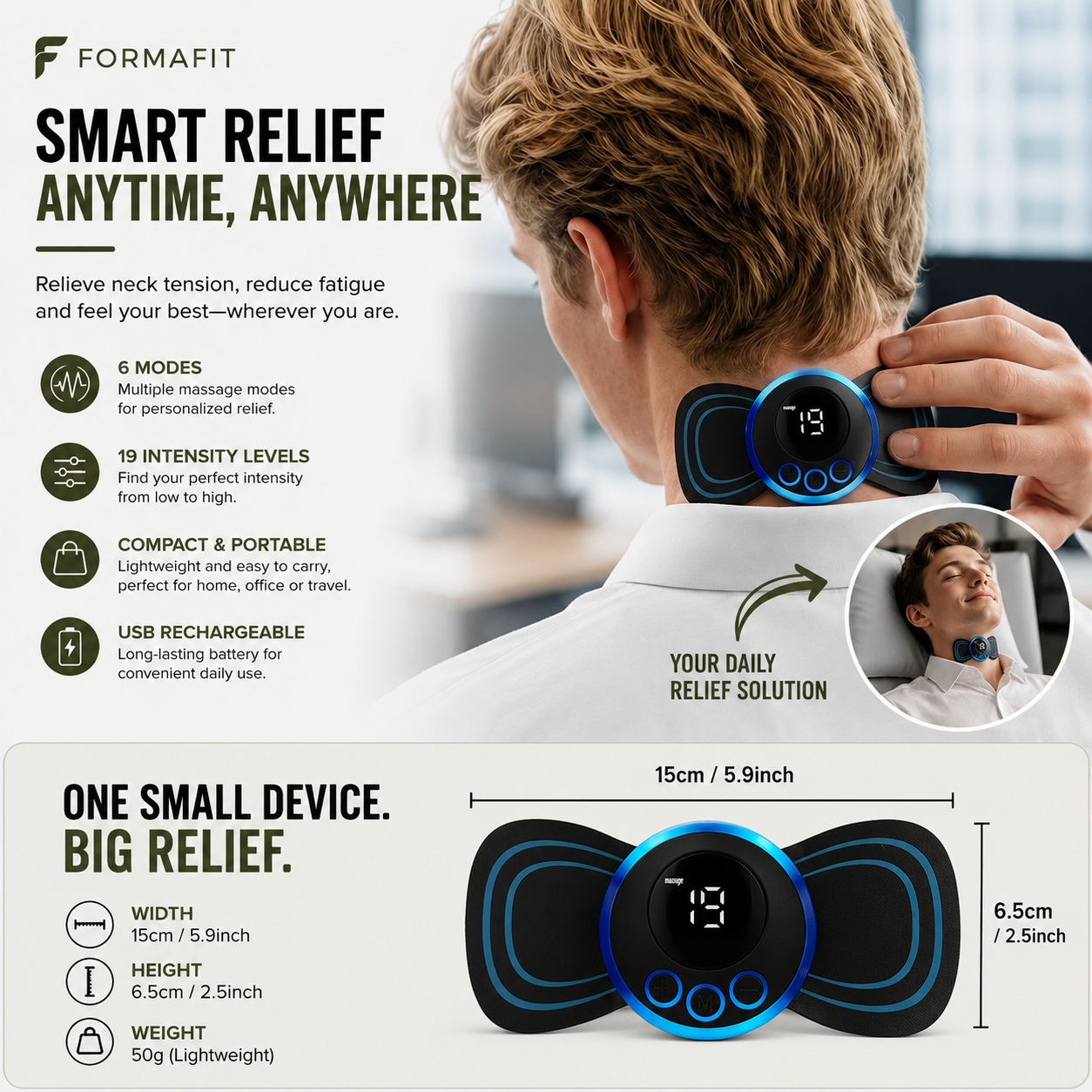 FORMAFIT™ Portable Massage Patch