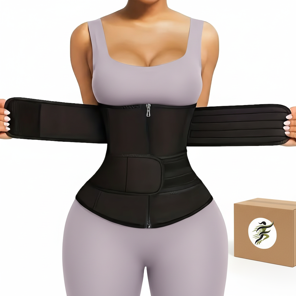 FormaFit Waist Trainer - Light Purple Outfit with Kraft Box