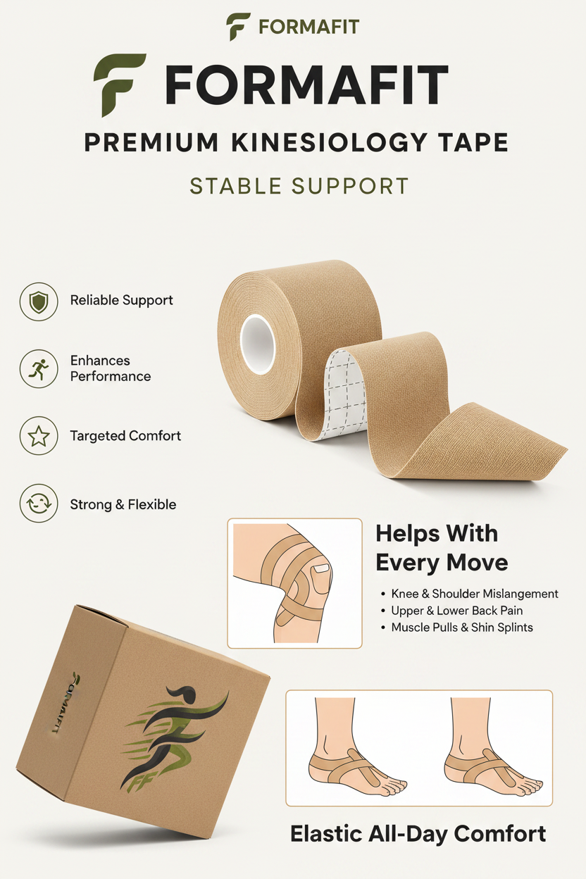 Stable Support Infographic with Kraft Box
